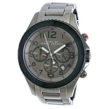 Marc Jacobs Rock Chronograph Silver Dial Silver Steel Strap Watch for Men - MBM5029 Buy Now By Marc Jacobs