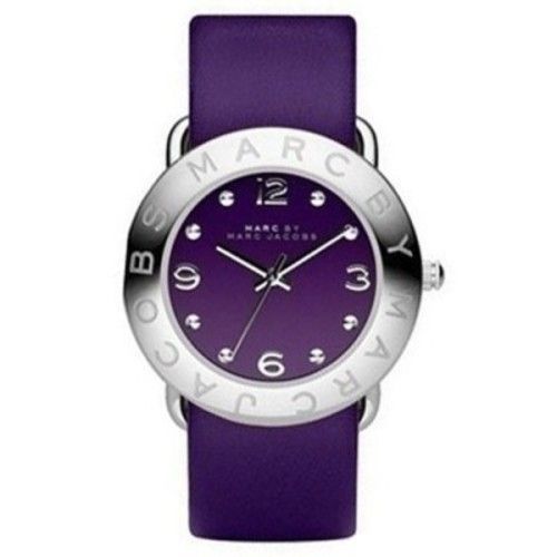 Marc Jacobs Marc Purple Dial Purple Leather Strap Watch for Women - MBM8530 Buy Now By Marc Jacobs