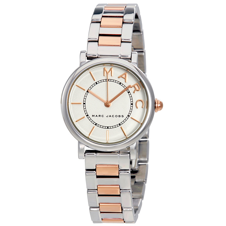 Marc Jacobs Roxy Silver Dial Two Tone Steel Strap Watch for Women - MJ3551 Buy Now By Marc Jacobs
