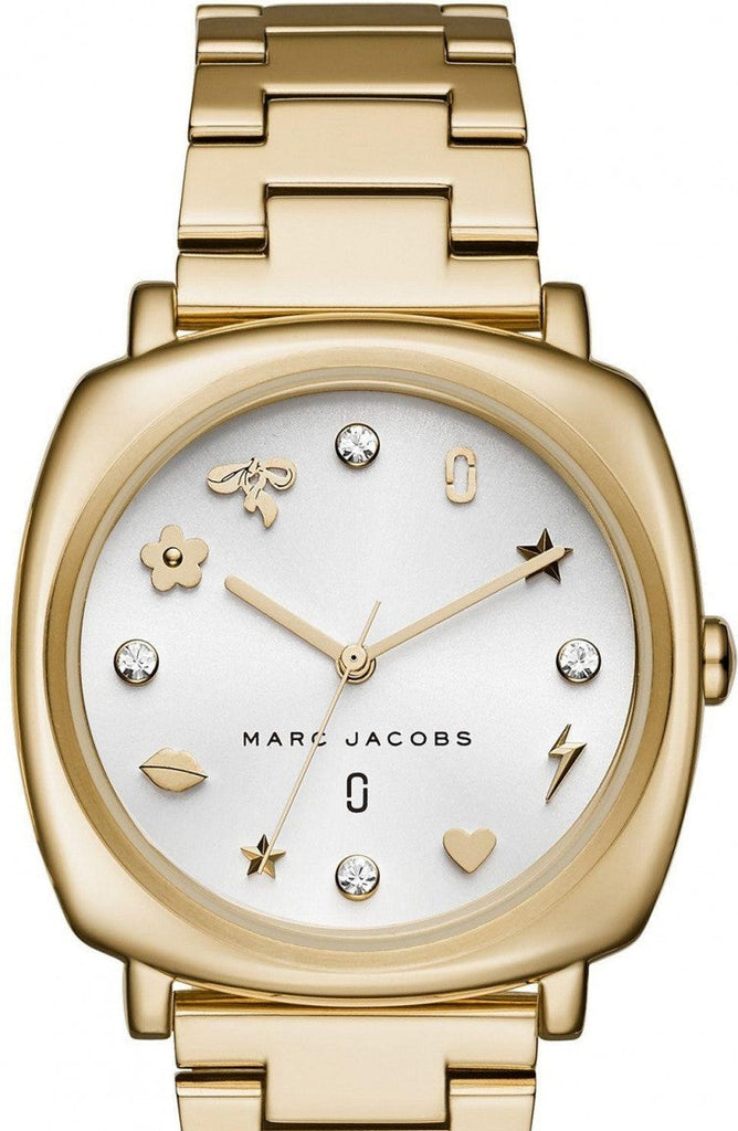 Marc Jacobs Mandy White Dial Gold Steel Strap Watch for Women - MJ3573 Buy Now By Marc Jacobs
