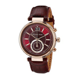 Michael Kors Sawyer Maroon Dial Maroon Leather Strap Watch for Women - MK2426 Buy Now By Michael Kors