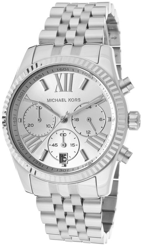 Michael Kors Lexington Silver Dial Silver Steel Strap Watch for Women - MK5555 Buy Now By Michael Kors