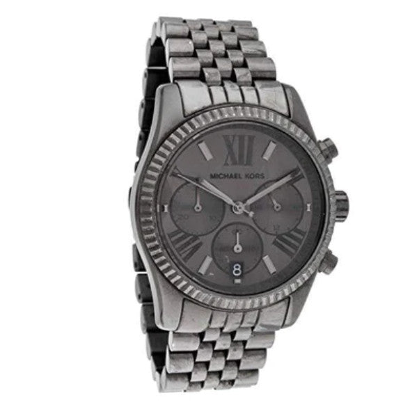 Michael Kors Lexington Chronograph Black Dial Black Steel Strap Watch For Women - MK5709 Buy Now By Michael Kors