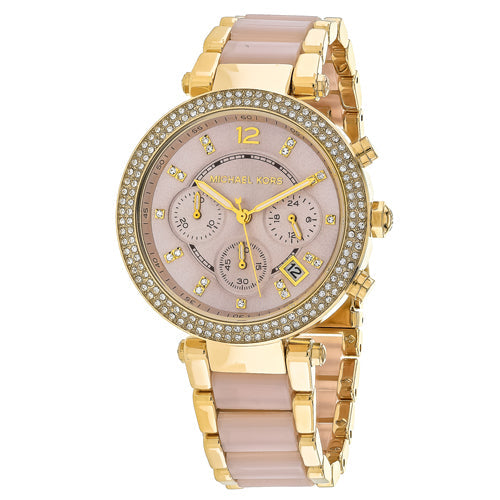 Michael Kors Parker Gold Dial Two Tone Steel Strap Watch for Women - MK6326 Buy Now By Michael Kors