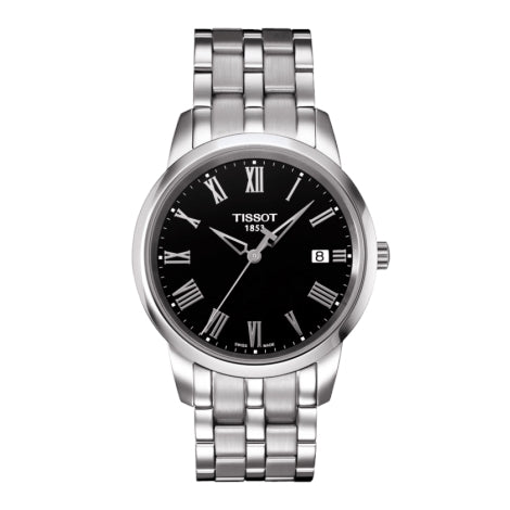 Tissot T Classic Dream Black Dial Silver Steel Strap Watch for Men - T033.410.11.053.01 Buy Now By Tissot