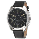 Tommy Hilfiger Decker Black Dial Black Leather Strap Watch for Men - 1791563 Buy Now By Tommy Hilfiger