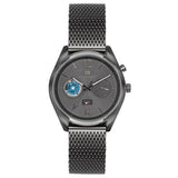 Tommy Hilfiger Deacon Multifunction Black Dial Black Mesh Bracelet Watch for Men - 1791546 Buy Now By Tommy Hilfiger
