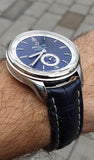 Breitling Premier Automatic 40mm Blue Dial Blue Leather Strap Mens Watch - A37340351C1P2 Buy Now By Breitling
