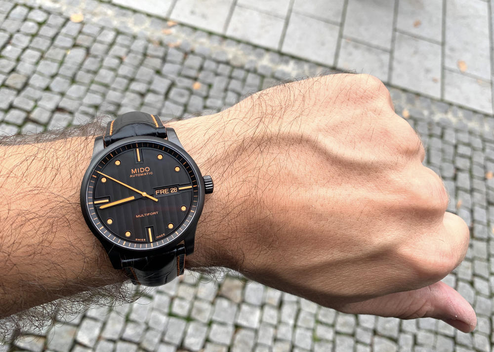 Mido Multifort Automatic Special Edition Black Dial Black Leather Strap Watch For Men - M005.430.36.051.80 Buy Now By Mido