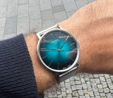 Tissot Everytime Gent Green Dial Silver Mesh Bracelet Watch for Men - T143.410.11.091.00 Buy Now By Tissot