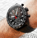 Tissot T Sport PRS 516 Chronograph Black Dial Black Leather Strap Watch for Men - T131.617.36.052.00 Buy Now By Tissot