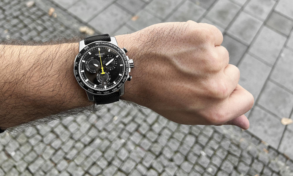 Tissot Supersport Chrono Black Dial Black Nylon Strap Watch for Men - T125.617.17.051.02 Buy Now By Tissot