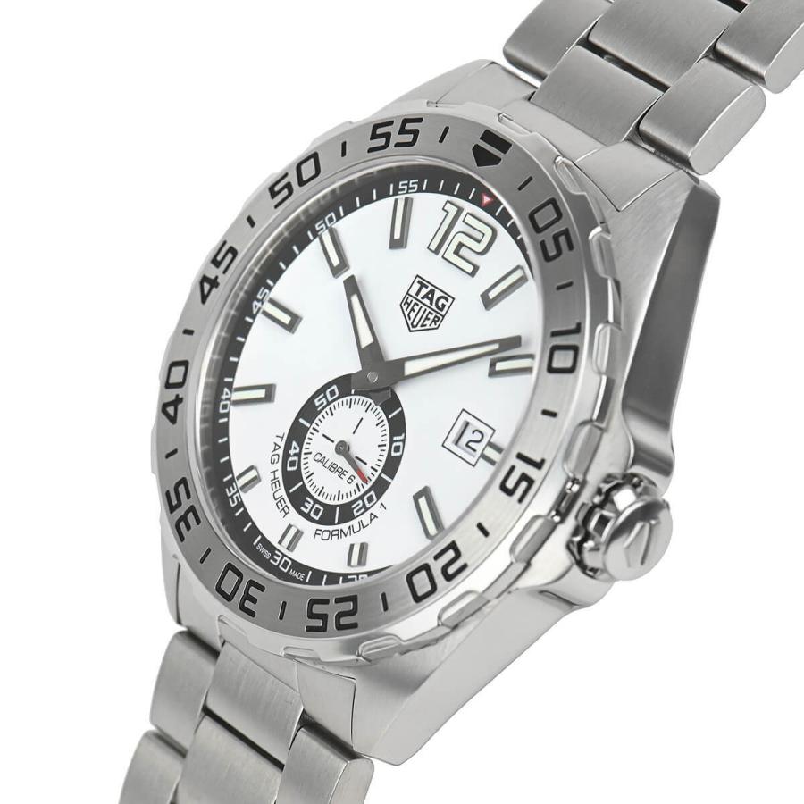 Tag Heuer Formula 1 Calibre 6 Automatic White Dial Silver Steel Strap Watch for Men - WAZ2013.BA0842 Buy Now By Tag Heuer