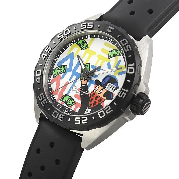 Tag Heuer Formula 1 Alec Monopoly Special Edition Black Rubber Strap Watch for Men - WAZ1119.FT8023 Buy Now By Tag Heuer