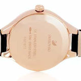Swarovski Lovely Crystals Analog Black Dial Black Leather Strap Watch for Women - 5301877 Buy Now By Swarovski