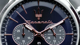 Maserati Epoca Chronograph Blue Dial Brown Leather Strap Watch For Men - R8871618014 Buy Now By Maserati
