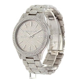 Michael Kors Lauryn Analog Crystals Silver Dial Silver Steel Strap Watch For Women - MK3717 Buy Now By Michael Kors