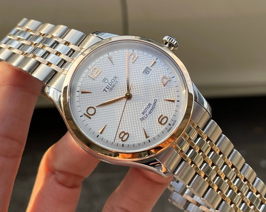 Tudor 1926 Automatic Silver Dial Two Tone Steel Strap Watch for Men - M91651-0001