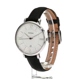 Fossil Jacqueline Quartz White Dial Black Leather Strap Watch for Women - ES3972 Buy Now By Fossil