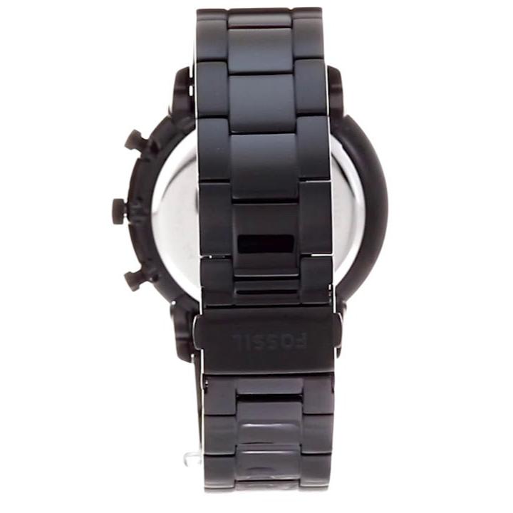 Fossil Neutra Chronograph Black Dial Black Steel Strap Watch for Men - FS5525 Buy Now By Fossil