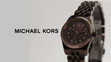 Michael Kors Lexington Three-Hand Brown Dial Brown Steel Strap Watch for Women - MK4844 Buy Now By Michael Kors