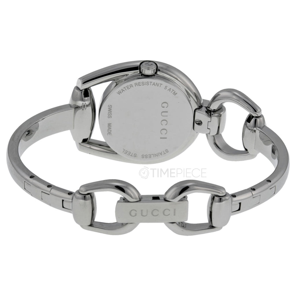 Gucci Horsebit Collection Quartz Brown Dial Silver Steel Strap Watch For Women - YA139501 Buy Now By Gucci