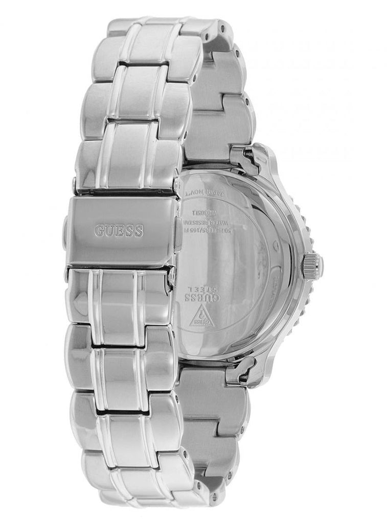 Guess Enchanting Diamonds Silver Dial Silver Steel Strap Watch for Women - W0305L1 Buy Now By Guess