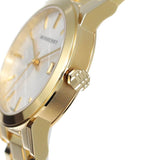 Burberry The City White Dial Gold Steel Strap Watch for Women - BU9103 Buy Now By Burberry