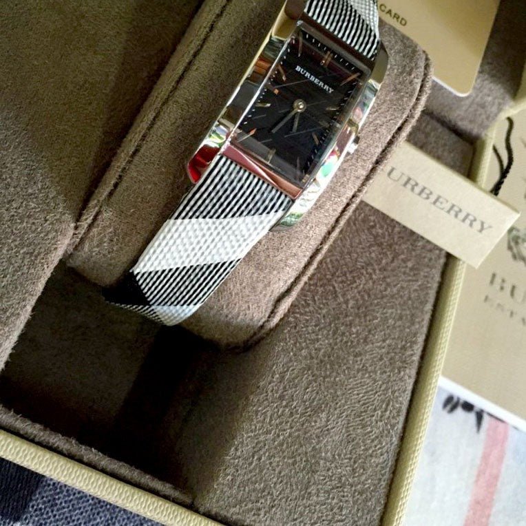 Burberry The Pioneer Black Dial Leather Strap Watch for Women - BU9505 Buy Now By Burberry