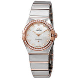 Omega Constellation Manhattan Quartz Diamonds Mother of Pearl Dial Two Tone Steel Strap Watch for Women - 131.20.25.60.55.001 Buy Now By Omega