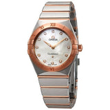 Omega Constellation Manhattan Quartz Diamonds Mother of Pearl Dial Two Tone Steel Strap Watch for Women - 131.20.25.60.55.001 Buy Now By Omega