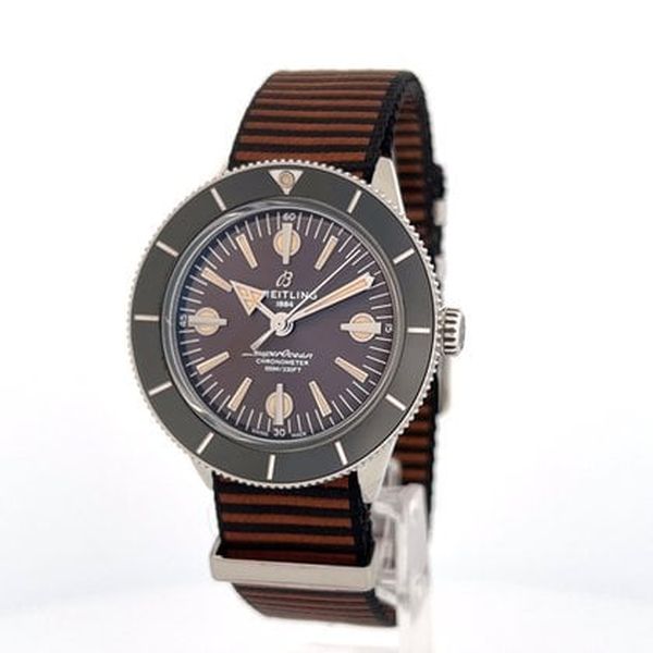 Breitling Superocean Heritage '57 Outerknown Brown Dial Brown NATO Strap Watch for Men - A103703A1Q1W1 Buy Now By Breitling