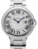 Cartier Ballen Bleu De Cartier Silver Dial Silver Steel Strap Watch for Women - W6920084 Buy Now By Cartier