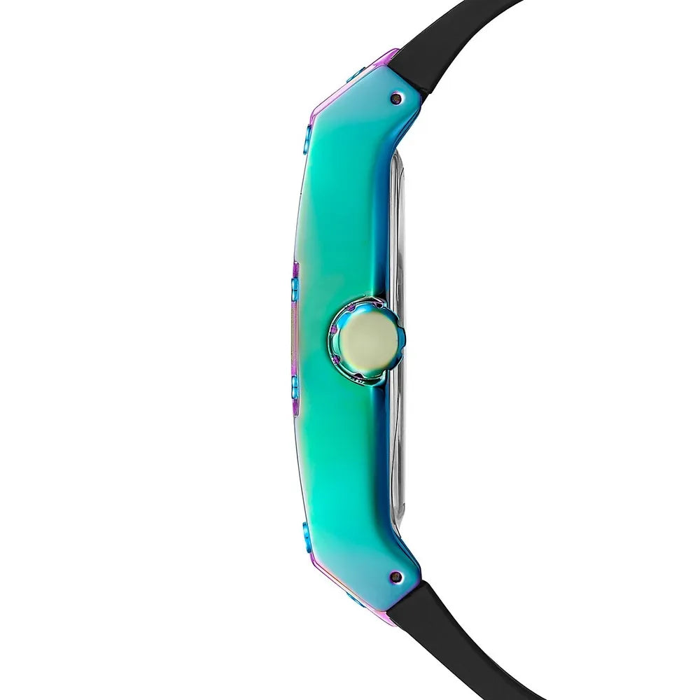 Guess Phoenix Multifunction Black Dial Black Rubber Strap Watch for Men - GW0202G5 Buy Now By Guess