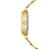 Guess Crystal Clear Analog Gold Dial Gold Steel Strap Watch for Women - GW0470L2 Buy Now By Guess