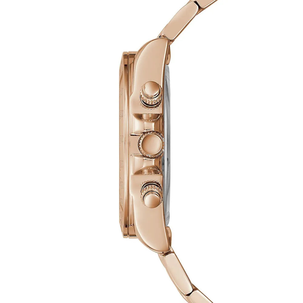 Guess Eclipse Rose Gold Dial Rose Gold Steel Strap Watch for Women - GW0314L3 Buy Now By Guess