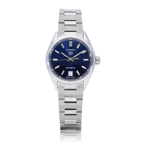 Tag Heuer Carrera Blue Dial Silver Steel Strap Watch for Women - WBN2411.BA0621 Buy Now By Tag Heuer