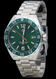 Tag Heuer Formula 1 Quartz Green Dial Silver Steel Strap Watch for Men - WAZ1017.BA0842 Buy Now By Tag Heuer