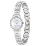 Coach Delancey Mother of Pearl Dial Silver Steel Strap Watch for Women - 14502477 Buy Now By Coach