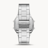 Fossil Retro Digital Silver Dial Silver Steel Strap Watch for Men - FS5844 Buy Now By Fossil