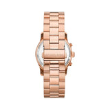 Michael Kors Runway Three-Hand Silver Dial Rose Gold Steel Strap Watch for Women - MK7473 Buy Now By Michael Kors