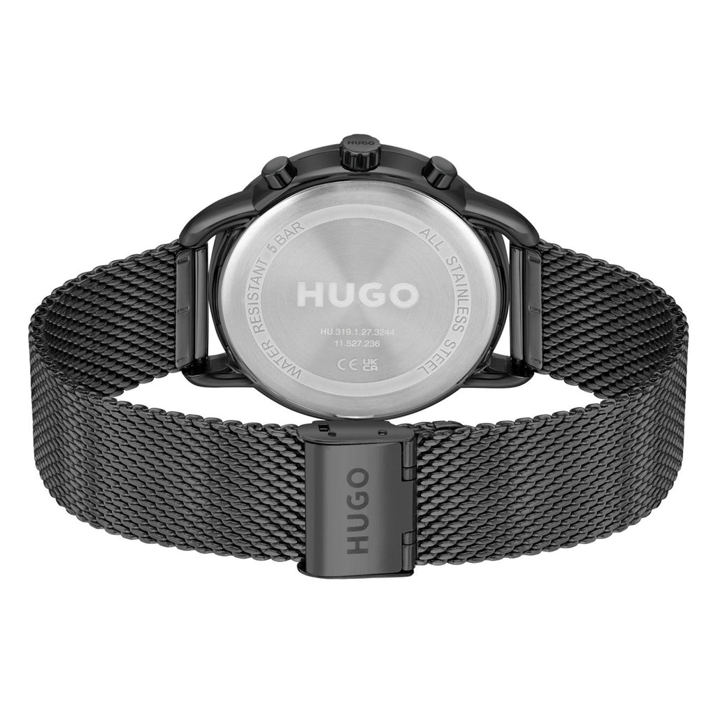 Hugo Boss Infinity Black Dial Black Mesh Bracelet Watch for Women -1502521 Buy Now By Hugo Boss