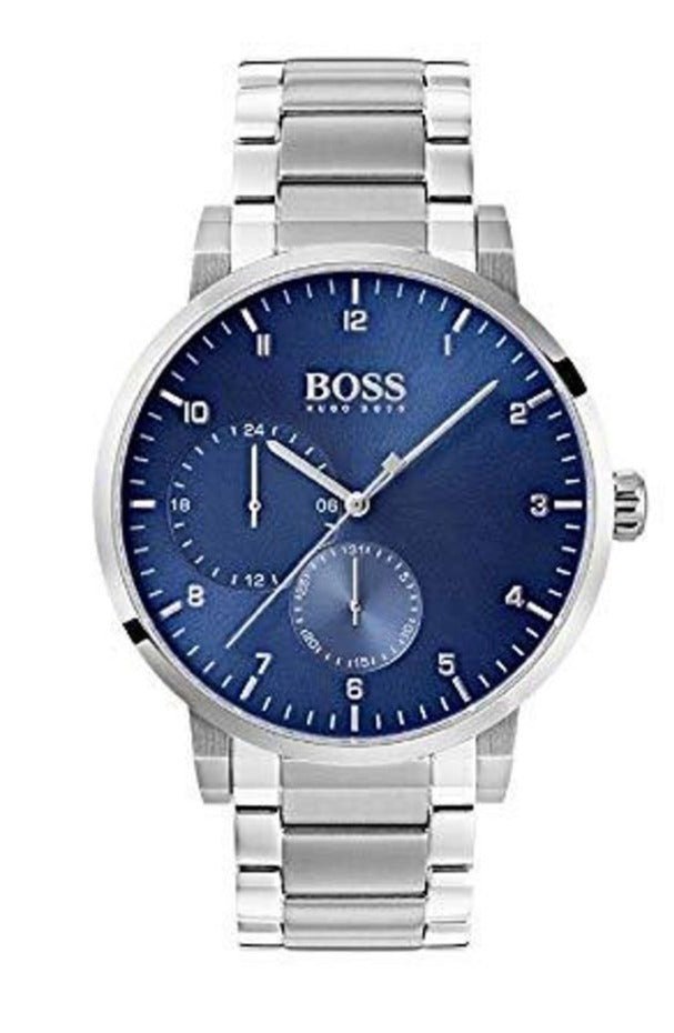 Hugo Boss Oxygen Chronograph Blue Dial Silver Steel Strap Watch for Men - 1513597 Buy Now By Hugo Boss