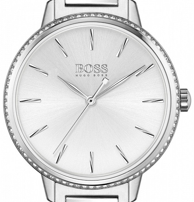 Hugo Boss Signature Silver Dial Silver Steel Strap Watch for Women - 1502539 Buy Now By Hugo Boss