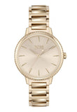 Hugo Boss Signature Gold Dial Gold Stainless Steel Strap Watch for Women - 1502540 Buy Now By Hugo Boss