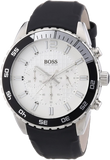 Hugo Boss Rafale Chronograh Quartz White Dial Black Leather Strap Watch For Men - HB1513403 Buy Now By Hugo Boss