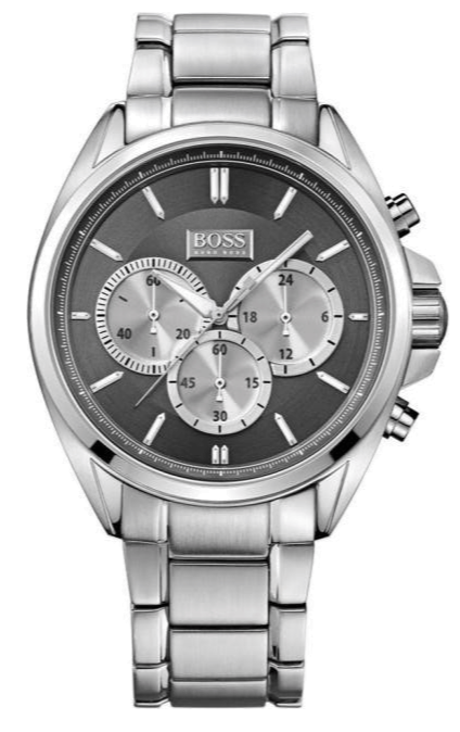 Hugo Boss Driver Black Dial Silver Steel Strap Watch for Men - 1512883 Buy Now By Hugo Boss