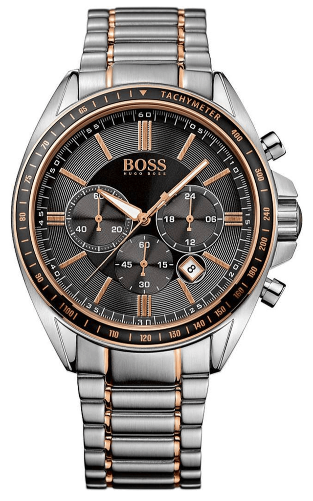 Hugo Boss Driver Sport Grey Dial Grey Steel Strap Watch for Men - 1513094 Buy Now By Hugo Boss