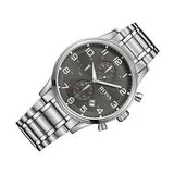 Hugo Boss Aeroliner Black Dial Silver Steel Strap Watch for Men - 1513181 Buy Now By Hugo Boss