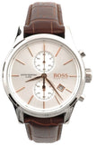 Hugo Boss Jet White Dial Brown Leather Strap Watch for Men - 1513280 Buy Now By Hugo Boss